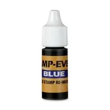 U. S. STAMP & SIGN USS 5029 — Stamp-Ever Pre-inked Stamp Ink Refill - 1 Each - Blue Ink - 0.24 fl oz - Blue - Plastic