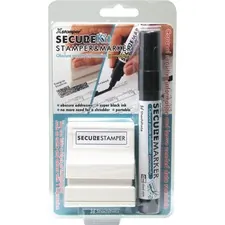 SHACHIHATA INC. U.S.A. XST 35302 — Xstamper Small Security Stamper Kit - 0.50 Impression Width x 1.69 Impression Length - Black - 1 / Pack