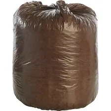 STOUT STO G3036B80 — Stout Controlled Life-Cycle Plastic Trash Bags - 30 gal - 30 Width x 36 Length x 0.80 mil (20 Micron) Thickness - Brown - 60/Carton - Office Waste