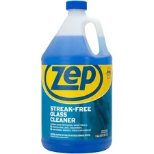 ZEP INC. ZPE ZU1120128 — Zep Streak-free Glass Cleaner - Liquid - 128 fl oz (4 quart) - 1 Each - Blue