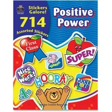 Teacher Created Resources TCR 4225 — Teacher Created Resources Positive Power Sticker Book - Self-adhesive - Acid-free, Lignin-free - Assorted - 714 / Pack