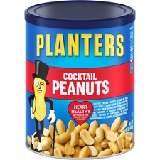 Heinz KRF GEN07210 - Planters Cocktail Peanuts - Peanut - Can - 16 oz - 1 Each