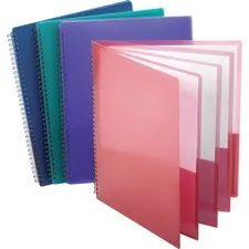 TOPS BUSINESS FORMS OXF 5740404 — Oxford Letter Pocket Folder - 8 1/2 x 11 - 200 Sheet Capacity - 8 Pocket(s) - Poly - Assorted - 1 Each