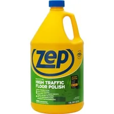 ZEP INC. ZPE ZUHTFF128 — Zep High-Traffic Floor Finish - 128 fl oz (4 quart) - 1 Each - Clear, Green