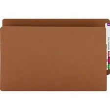SMEAD MANUFACTURING CO. SMD 73611 — Smead Straight Tab Cut Legal Recycled File Pocket - 8 1/2 x 14 - 3 1/2 Expansion - Redrope - Redrope - 100% Recycled - 25 / Box