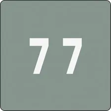 SMEAD MANUFACTURING CO. SMD 67427 — Smead DCC Color-Coded Numeric Labels - Number - 1 1/2 x 1 1/2 Length - Gray - 250 / Roll - 250 / Roll