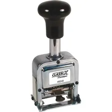 SHACHIHATA INC. U.S.A. XST 40240 — Xstamper Self-inking Auto Numbering Machine - Number Stamp - 6 Bands - 1 Each