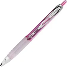 UNIBALL UBC 1745267 — uni-ball 207 Retractable Gel - Pink Ribbon Edition - Medium Pen Point - 0.7 mm Pen Point Size - Refillable - Black Gel-based Ink - Pink Barrel - 1 Each