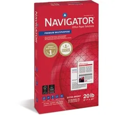NAVIGATOR NORTH AMERICA SNA NMP1420 — Navigator Laser, Inkjet Copy & Multipurpose Paper - White - 97 Brightness - Legal - 8 1/2 x 14 - 20 lb Basis Weight - 10 / Carton
