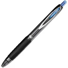 UNIBALL UBC 1736098 — uni-ball 207 Retractable Gel Needle Point - Medium Pen Point - 0.7 mm Pen Point Size - Needle Pen Point Style - Retractable - Blue - Blue Barrel - 12 / Dozen