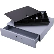 Sparco SPR 15504 — Sparco Removable Tray Cash Drawer - Gray - 3.8 Height x 17.8 Width x 15.8 Depth