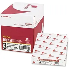NEKOOSA COATED PRODUCTS LLC NEK 17392 — Nekoosa Laser Carbonless Paper - White, Canary, Pink - 92 Brightness - Letter - 8 1/2 x 11 - 2500 / Carton