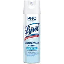 RECKITT BENCKISER RAC 74828CT — Professional Lysol Linen Disinfectant Spray - Aerosol - 19 fl oz (0.6 quart) - Crisp Linen Scent - 12 / Carton - Clear