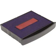 SHACHIHATA INC. U.S.A. XST 41005 — Xstamper Classix Self-inking Replacement Pad - 1 Each - Red, Blue Ink - Red, Blue