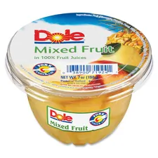 Dole Food Company Inc DFC 71924 — Dole Mixed Fruit Cups - Mixed Fruit - 7 oz - 12 / Carton