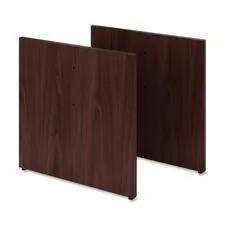 HON COMPANY HON TLPBN — HON Preside Panel Base Kit, 2 per Kit - Slab Base - 27.75 Height - Assembly Required - Laminated, Mahogany