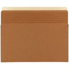 SMEAD MANUFACTURING CO. SMD 73209 — Smead Easy Grip Straight Tab Cut Letter Recycled File Pocket - 8 1/2 x 11 - 5 1/4 Expansion - Redrope - Redrope - 30% Recycled - 10 / Box