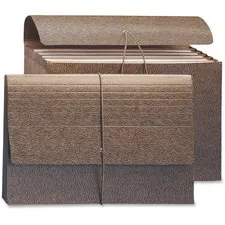 SMEAD MANUFACTURING CO. SMD 72475 — Smead Legal Recycled File Wallet - 5 1/4 Folder Capacity - 8 1/2 x 14 - 5 1/4 Expansion - 6 Pocket(s) - Redrope-printed Stock - Redrope - 30% Recycled - 10 / Box