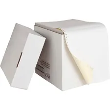 Sparco SPR 01384 — Sparco Dot Matrix Continuous Paper - White - Letter - 8 1/2 x 11 - 15 lb Basis Weight - 1850 / Carton