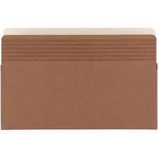 SMEAD MANUFACTURING CO. SMD 73210 — Smead Easy Grip Straight Tab Cut Legal Recycled File Pocket - 8 1/2 x 14 - 3 1/2 Expansion - Redrope - Redrope - 30% Recycled