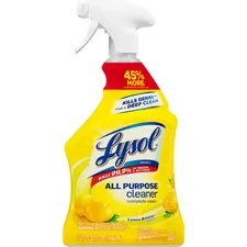 RECKITT BENCKISER RAC 75352CT — Lysol Lemon All Purpose Cleaner - Spray - 32 fl oz (1 quart) - Lemon Scent - 12 / Carton - Yellow