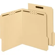 TOPS BUSINESS FORMS PFX 24537AM — Pendaflex 1/3 Tab Cut Letter Recycled Top Tab File Folder - 8 1/2 x 11 - 3/4 Expansion - 2 x Prong K Style Fastener(s) - 2 Fastener Capacity for Folder - Top Tab Location - Assorted Position Tab Position - Manila - Manila - 10% Recycled - 50 / Box