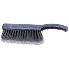 Rubbermaid RCP 6342 — Rubbermaid Commercial Countertop Block Brush - 8 Bristle - 12.5 Overall Length - 1 Each - Yellow, Silver