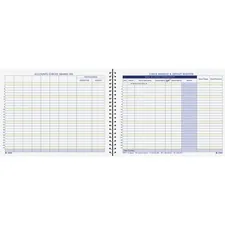 TOPS BUSINESS FORMS ABF AFR60 — Adams Check Payment & Deposit Register - 96 Sheet(s) - 11 x 8.50 Sheet Size - White Sheet(s) - 1 Each