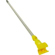 Rubbermaid RCP H236000000CT — Rubbermaid Commercial Gripper 60 Vinyl/Aluminum Wet Mop Handle - 60 Length - Yellow - Vinyl, Aluminum - 12 / Carton