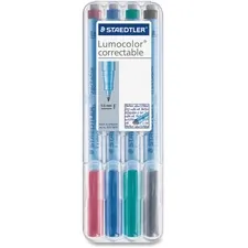 STAEDTLER MARS GMBH STD 305FWP41 - Lumocolor Correctable Marker Pens - Fine Marker Point - 0.6 