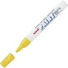UNIBALL UBC 63605DZ — uni-ball Uni-Paint PX-20 Oil-Based Medium Point Marker - Medium Marker Point - Yellow Oil Based Ink - 12 / Dozen