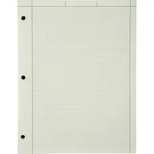 TOPS BUSINESS FORMS TOP 22144 — Ampad Green Tint Engineer's Quadrille Pad - Letter - 200 Sheets - Both Side Ruling Surface - Ruled - 15 lb Basis Weight - 8 1/2 x 11 - Green Tint Paper - Chipboard Backing - 200 / Pad