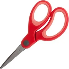 Sparco SPR 39044 — Sparco 5 Kids Pointed End Scissors - 5 Overall Length - Pointed Tip - Red - 1 Each