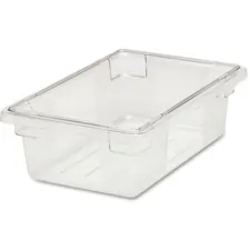 Rubbermaid RCP 330900CLR - Rubbermaid Commercial 3-12 Gallon Clear FoodTote Box - Exter