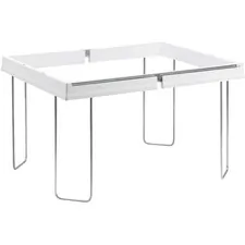 SMEAD MANUFACTURING CO. SMD 64850 — Smead Heavy-Duty Adjustable Hanging Folder Frame - Letter - 16-24 Long - Steel, Plastic - White