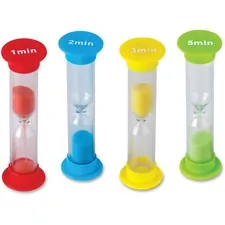 Teacher Created Resources TCR 20663 — Teacher Created Resources Small Sand Timers Set - Skill Learning: Timing - 4 Pieces - 4 / Pack