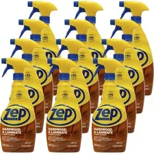 ZEP INC. ZPE ZUHLF32CT — Zep Hardwood & Laminate Floor Cleaner - Spray - 32 fl oz (1 quart) - 12 / Carton - Brown