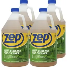 ZEP INC. ZPE ZUMPP128CT — Zep Multipurpose Pine Cleaner - Concentrate Liquid - 128 fl oz (4 quart) - Pine Scent - 4 / Carton - Brown