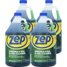 ZEP INC. ZPE ZU1052128CT — Zep Glass Cleaner Concentrate - Concentrate Liquid - 128 fl oz (4 quart) - 4 / Carton