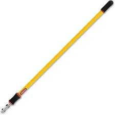 Rubbermaid RCP Q76500YL00CT — Rubbermaid Commercial 4'-8' Quick Connect Extension Pole - 96 Length - 1.40 Diameter - Yellow - Aluminum - 6 / Carton