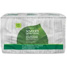 SEVENTH GENERATION SEV 13713CT - Seventh Generation 100% Recycled Paper Napkins - 1 Ply - Whi