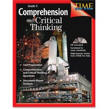 Shell Education SHL 50245 - Shell Education Grade 5 ComprehensionCritical Thinking Book 
