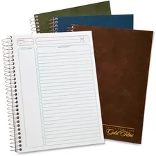 TOPS BUSINESS FORMS TOP 20817 — TOPS Gold Fibre Premium Wirebnd Project Planner - Action - White Sheet - Wire Bound - Assorted - 9.5 Height x 7.3 Width - Notes Area, Heavyweight, Micro Perforated, Durable Cover, Sturdy Back, Easy Tear - 1 Each