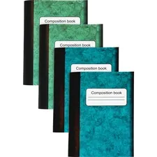 Sparco SPR 36126 — Sparco Composition Books - 80 Sheets - 4.25 x 3.3 - Multi-colored Cover - Sturdy Cover, Durable - 4 / Pack