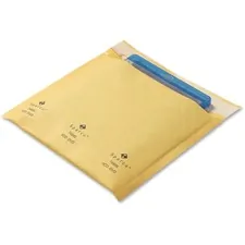 Sparco SPR 74995 — Sparco CD/DVD Cushioned Mailers - Multipurpose - 7 1/4 Width x 8 Length - Self-sealing - Kraft - 25 / Pack - Gold