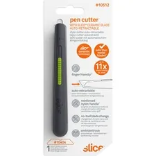 SLICE, INC. SLI 10512 — Slice Pen Cutter Auto-Retractable - Retractable, Anti-magnetic, Rust Resistant - Ceramic - 5.3 Length - 1 Each