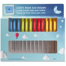 Sparco SPR 39047 — Sparco 5 Kids Blunt End Scissors - 5 Overall Length - Blunted Tip - Assorted - 12 / Pack