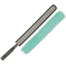 Rubbermaid RCP Q85000BKCT — Rubbermaid Commercial HYGEN Quick-Connect Flexi-Wand - 28.8 Overall Length - 6 / Carton - Black