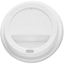 SOLO CUP SCC TL38R20007 - Solo Cup Hot Traveler Cup Lid - 1000  Carton - White