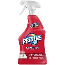 RECKITT BENCKISER RAC 00601CT — Resolve Stain Remover Cleaner - Spray - 22 fl oz (0.7 quart) - Fresh Scent - 12 / Carton - Light Yellow